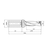 G-GHDS-3D Internal Cooling Shallow Hole Drill D27.50-D48.00 - Big-tools Industrial Supply Tools for Metal Cutting